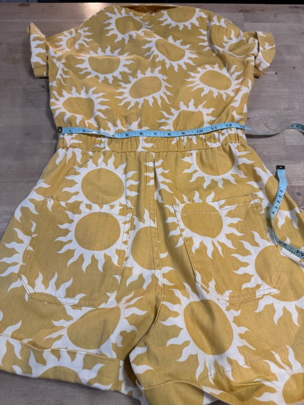 Show Me Your Mumu Cannon Romper paradise sun denim yellow - Picture 8 of 8